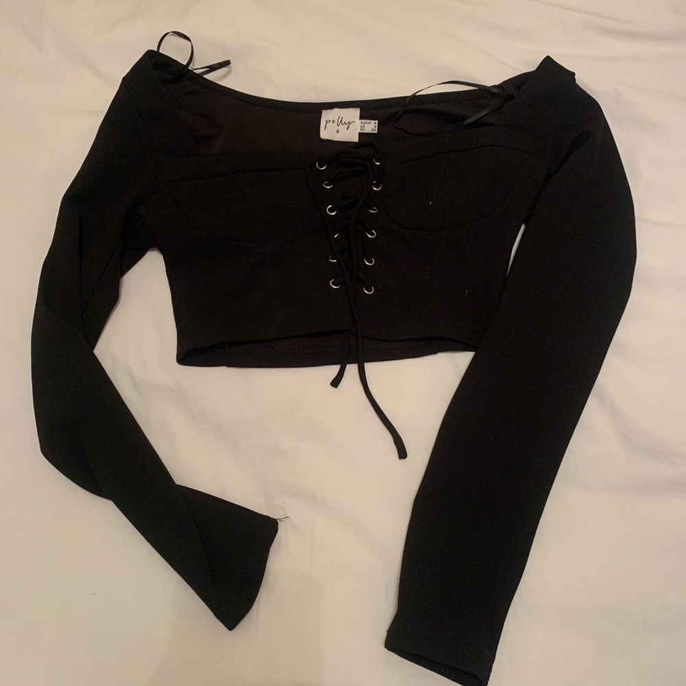 princess polly square neck crop top